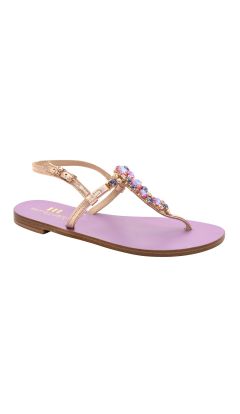 Sandali violet infradito lilla violet