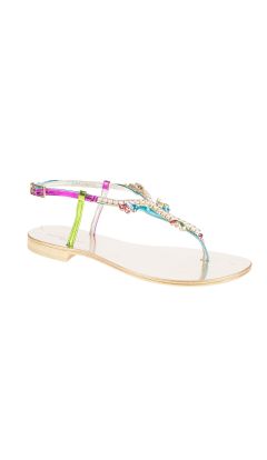 Sandalo infradito minimal multicolor