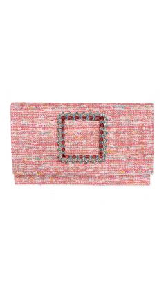 Clutch modello Ravello in tessuto samotracia fucsia
