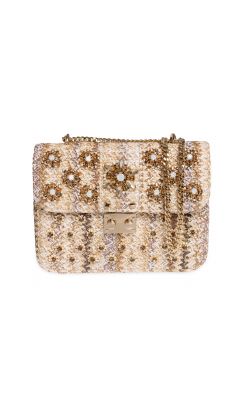 Borsa modello Parigi rafia tahuata teja natural