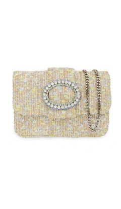 Borsa modello St.Barth rafia tweed plata