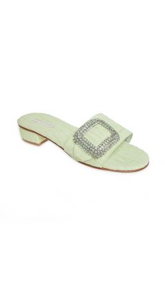 Slipper tessuto asturias acid green