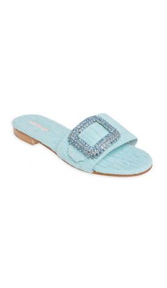 Slipper tessuto asturias azzurro
