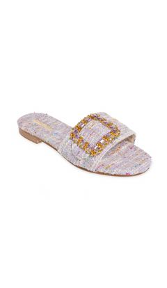 Slipper tessuto samotracia lilla