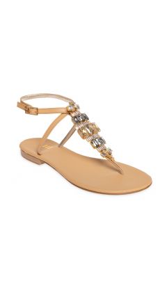 Sandali infradito nappa legno