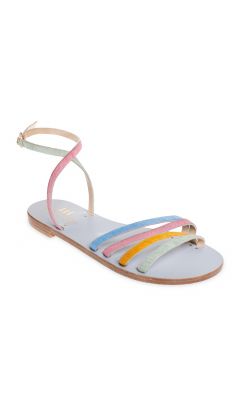 Sandali exclusive monacale caviglia cavallino multicolor