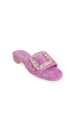 Slipper tessuto manon fucsia